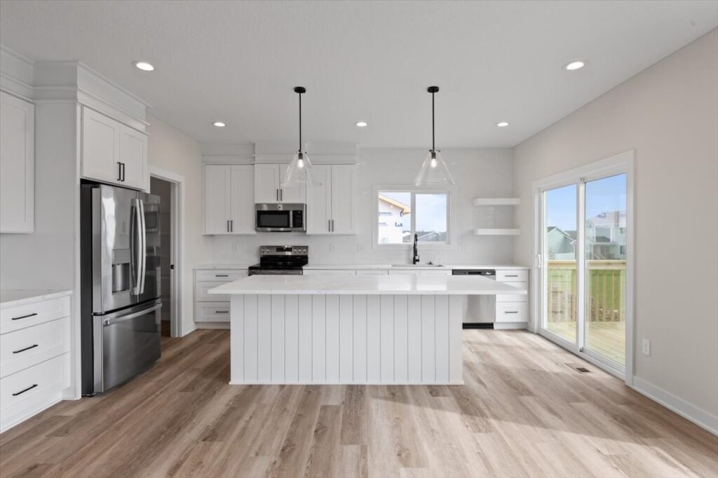 This is an image of our new available home's address - 575 NW Prairie Rose Ln in Waukee, IA kitchen