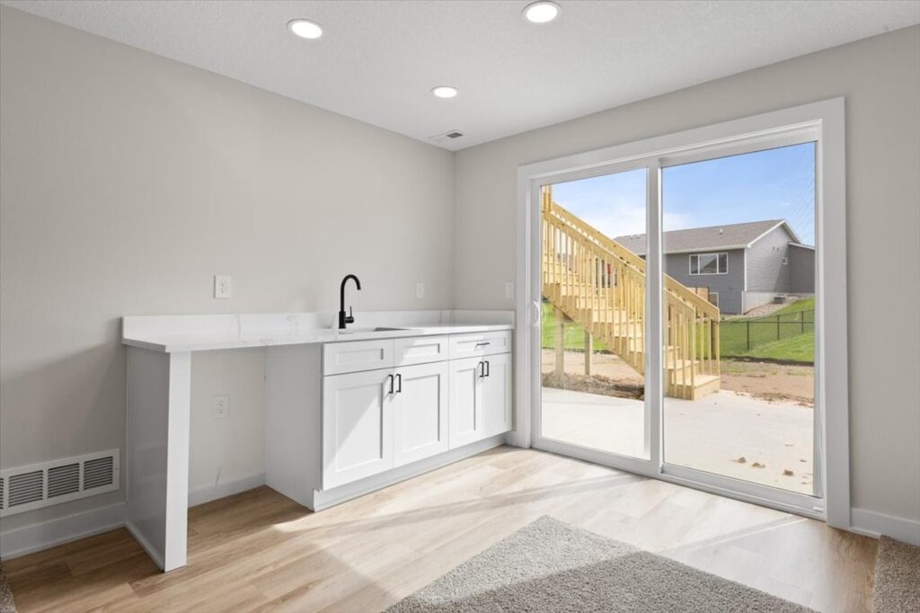 This is an image of our new available home's address - 575 NW Prairie Rose Ln in Waukee, IA sink